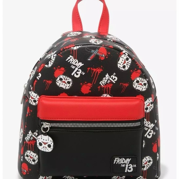 NWT Friday The 13th Chibi Jason Mask Mini Backpack 🔥🔥 - Picture 2 of 4